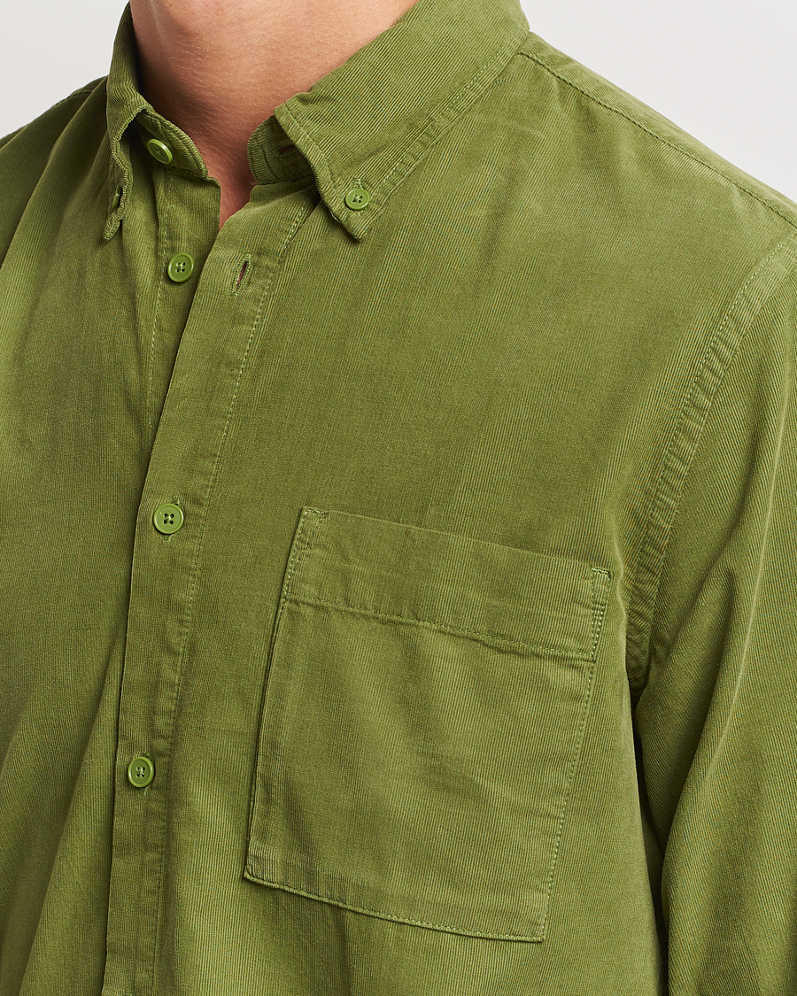 Herren | Hemden | NN07 | Arne Baby Cord Shirt Cedar Green