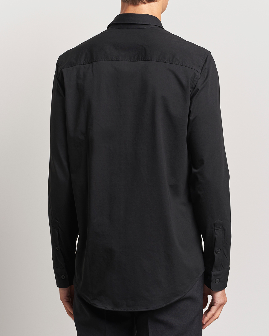 Herren | Hemden | NN07 | Elian Mercerized Cotton Shirt Black