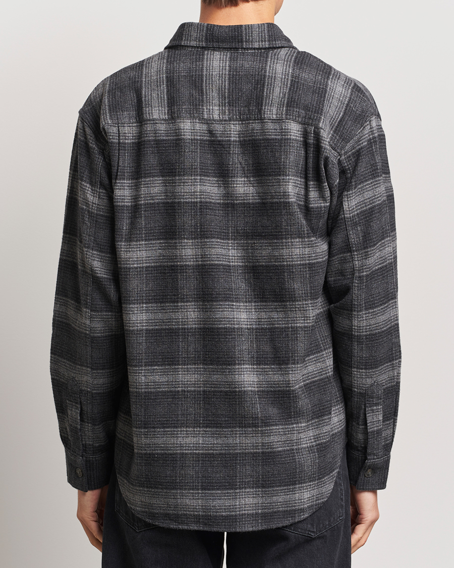 Herren | Hemden | NN07 | Adwin Checked Flannel Overshirt Black/Grey