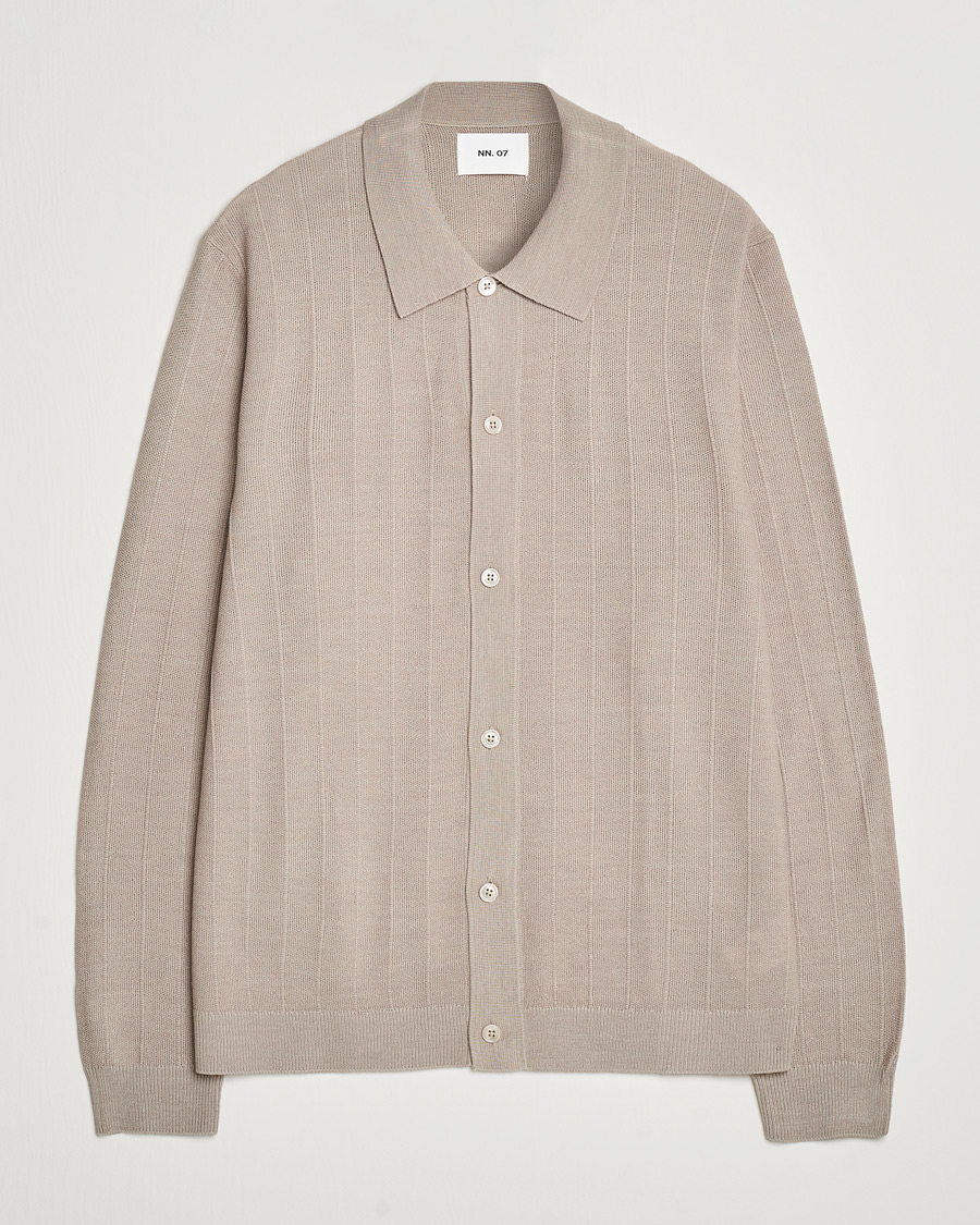 Herren | Pullover | NN07 | Thor Knitted Cardigan Greige