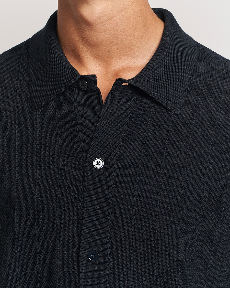 Herren | Pullover | NN07 | Thor Knitted Cardigan Navy Blue