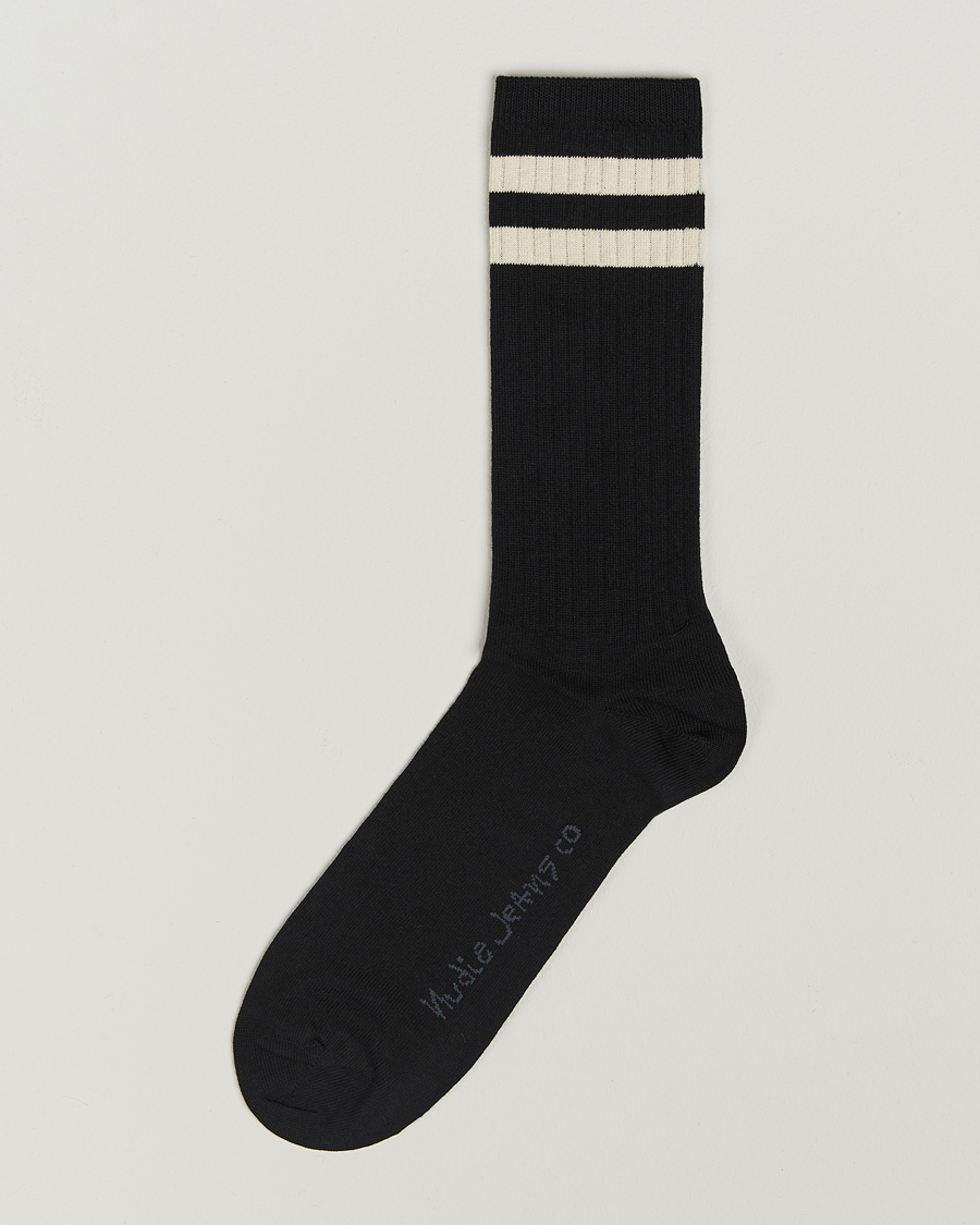 Herren | Unterwäsche | Nudie Jeans | Amundsson Tennis Socks Black/White