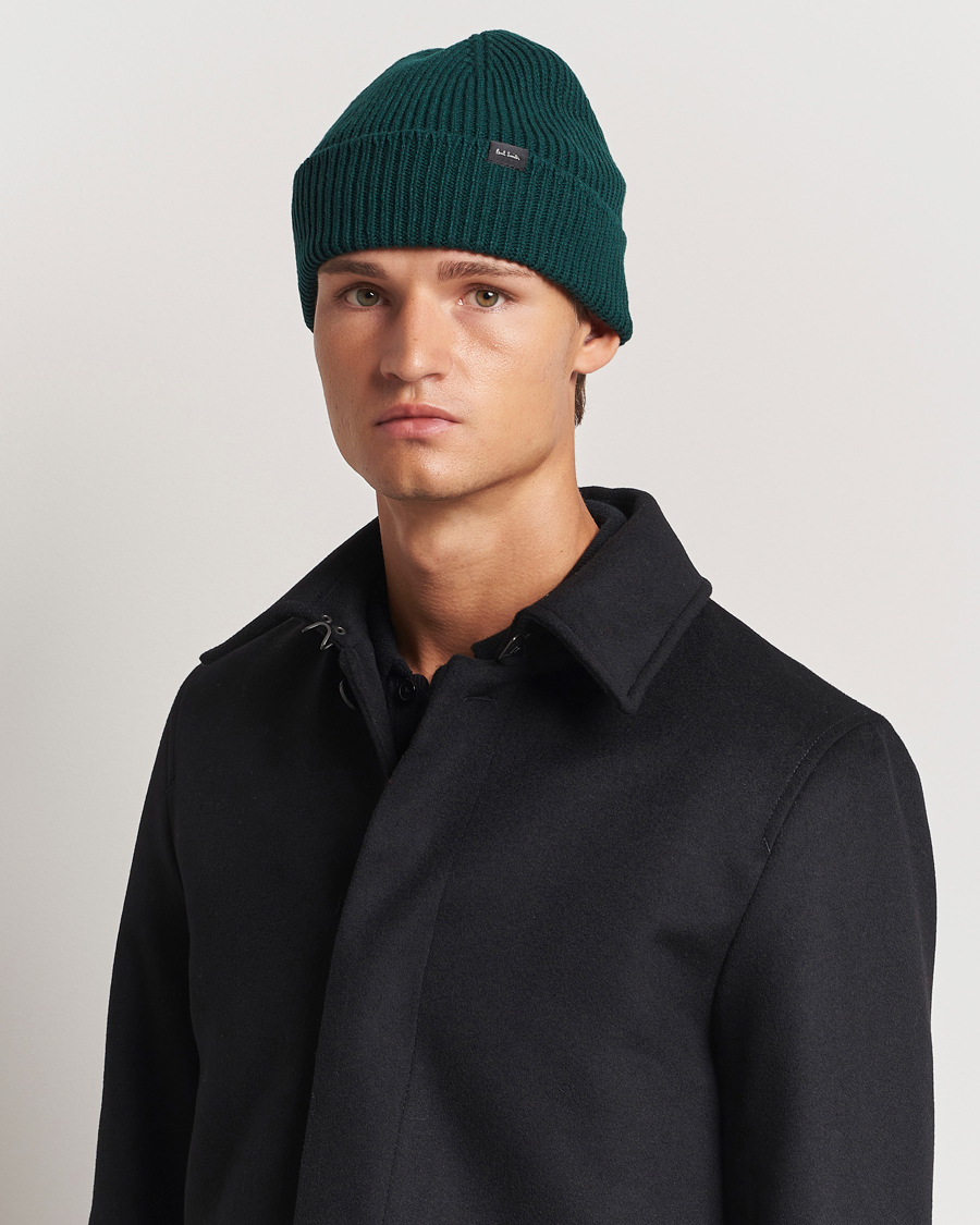 Herren | Paul Smith Cashmere Beanie Green | Paul Smith | Cashmere Beanie Green