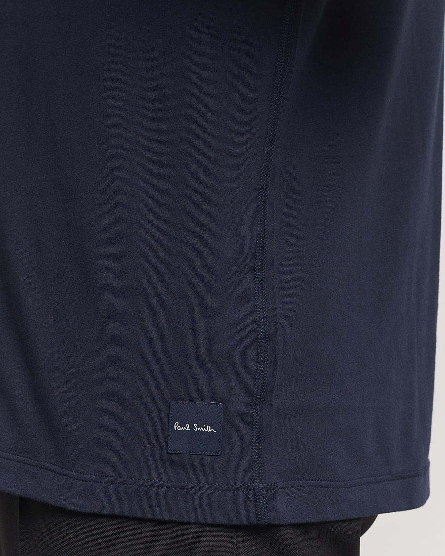 Herren | T-Shirts | Paul Smith | Artist Rib Crew Neck T-Shirt Navy