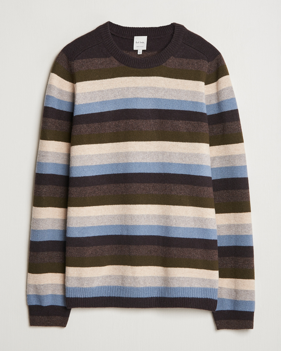 Herren | Pullover | Paul Smith | Striped Lambswool Knitted Sweater Multi