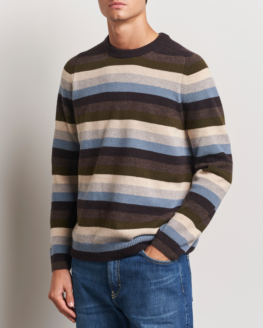Herren | Pullover | Paul Smith | Striped Lambswool Knitted Sweater Multi