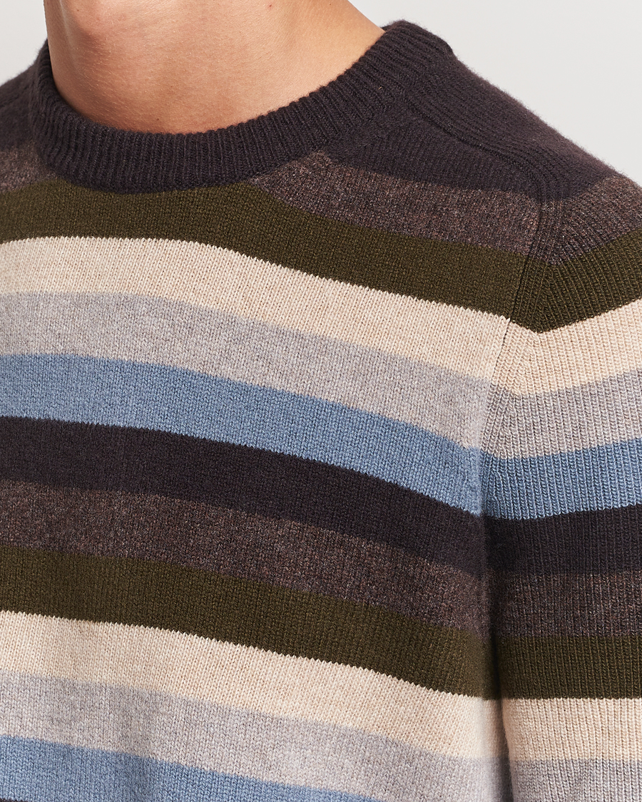 Herren | Pullover | Paul Smith | Striped Lambswool Knitted Sweater Multi
