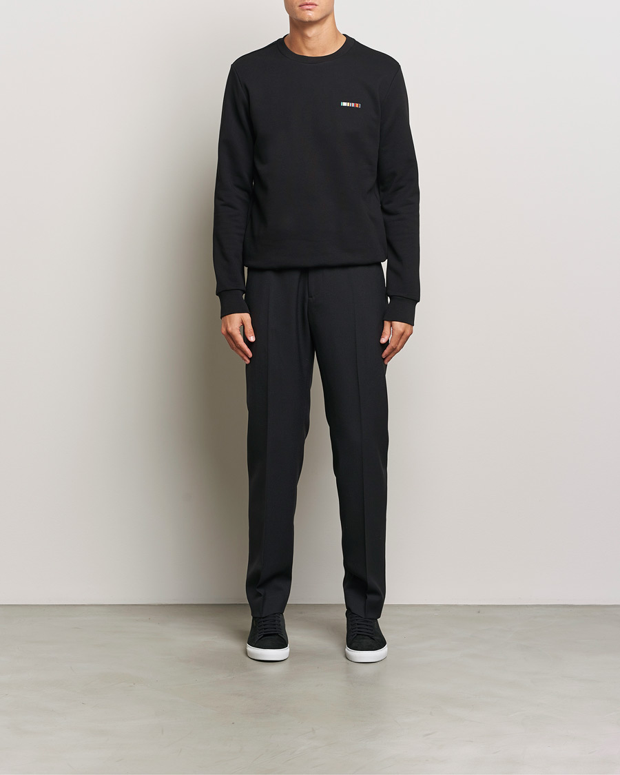 Herren | Pullover | Paul Smith | Embroidery Crew Neck Sweatshirt Black