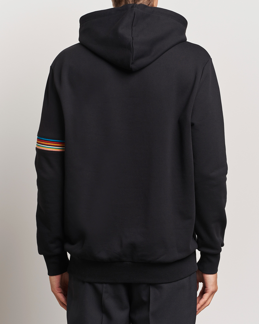 Herren | Pullover | Paul Smith | Striped Arm Hoodie Black