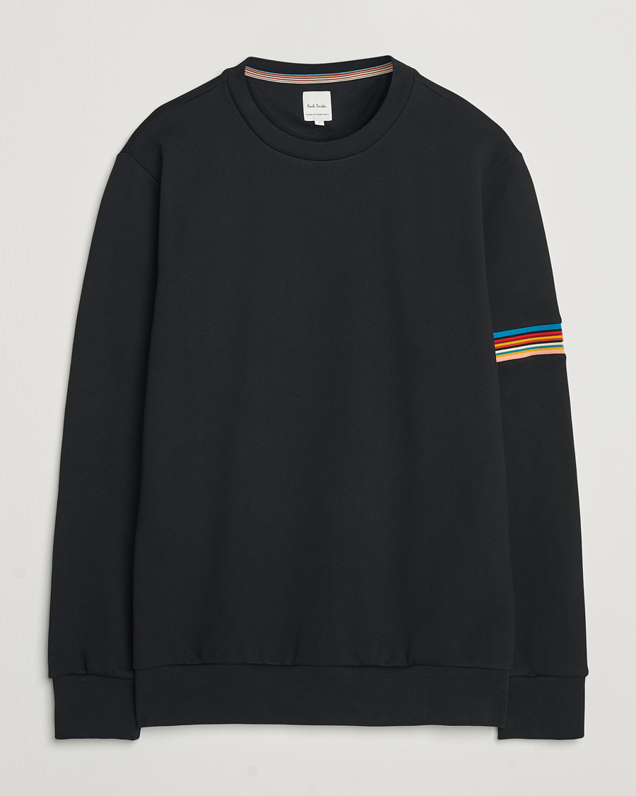 Herren | Pullover | Paul Smith | Striped Arm Sweatshirt Black