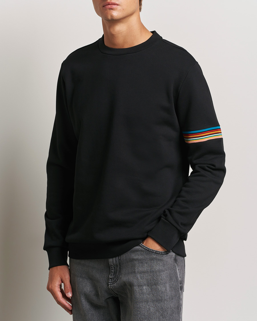 Herren | Pullover | Paul Smith | Striped Arm Sweatshirt Black