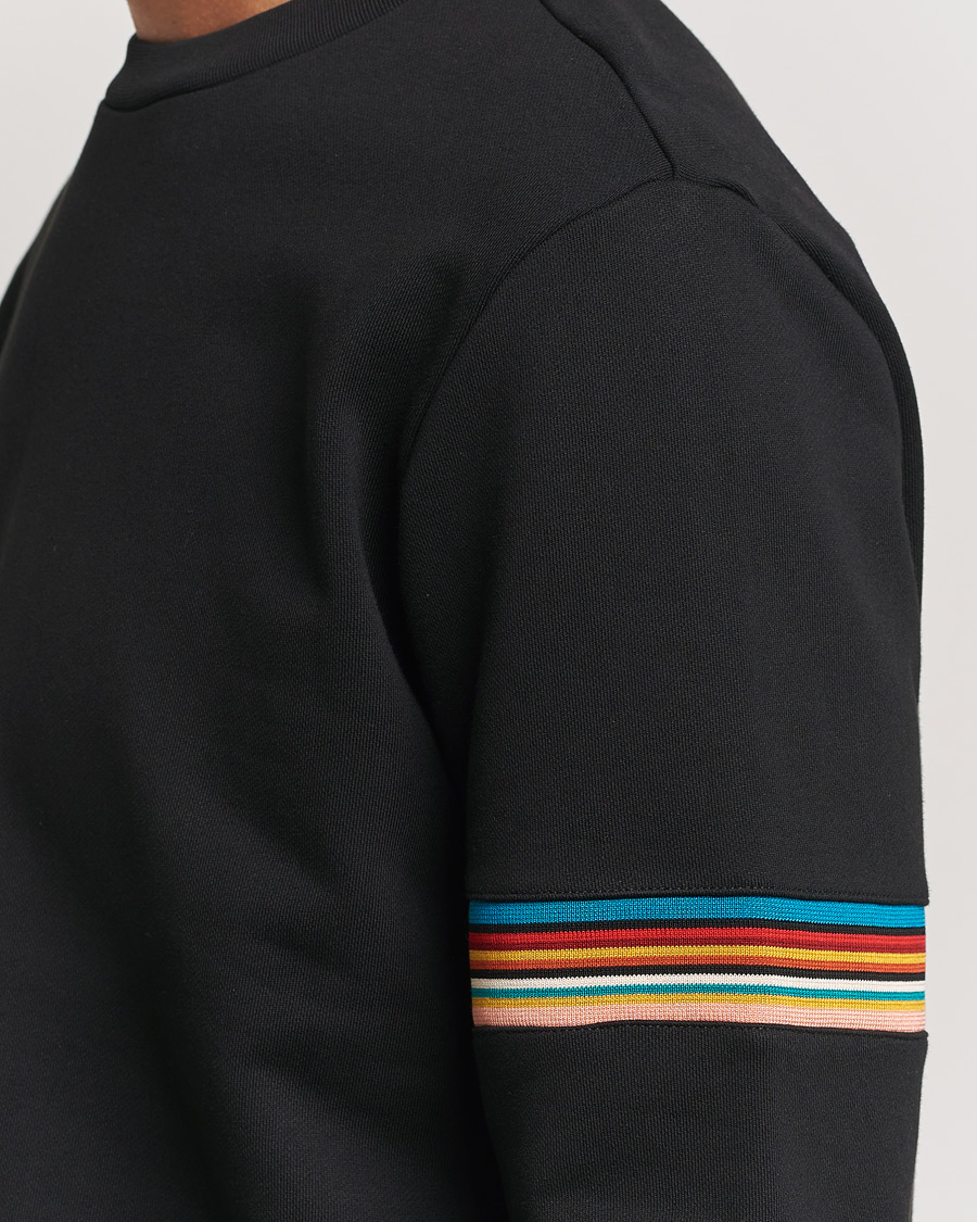 Herren | Pullover | Paul Smith | Striped Arm Sweatshirt Black