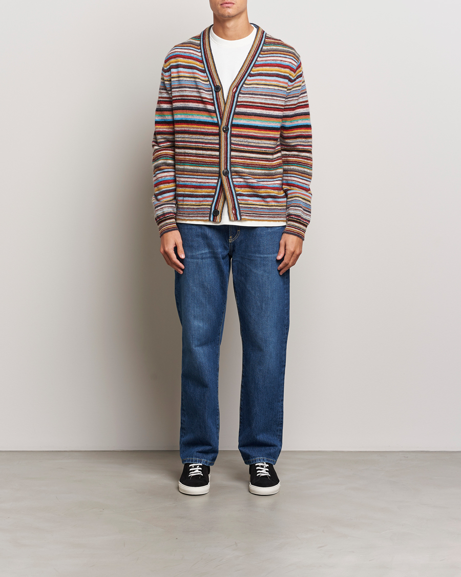 Herren | Pullover | Paul Smith | Striped Wool Cardigan Multi