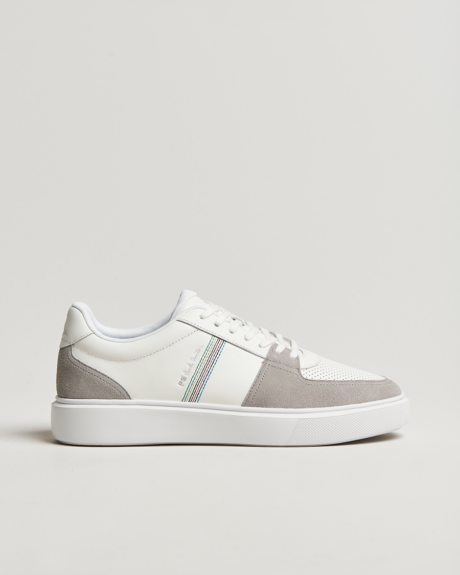 Herren | PS Paul Smith Tyne Two Tone Sneaker White/Beige | PS Paul Smith | Tyne Two Tone Sneaker White/Beige