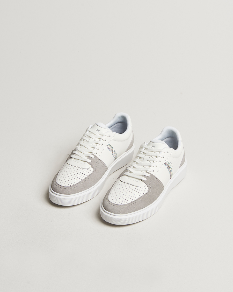 Herren | PS Paul Smith Tyne Two Tone Sneaker White/Beige | PS Paul Smith | Tyne Two Tone Sneaker White/Beige