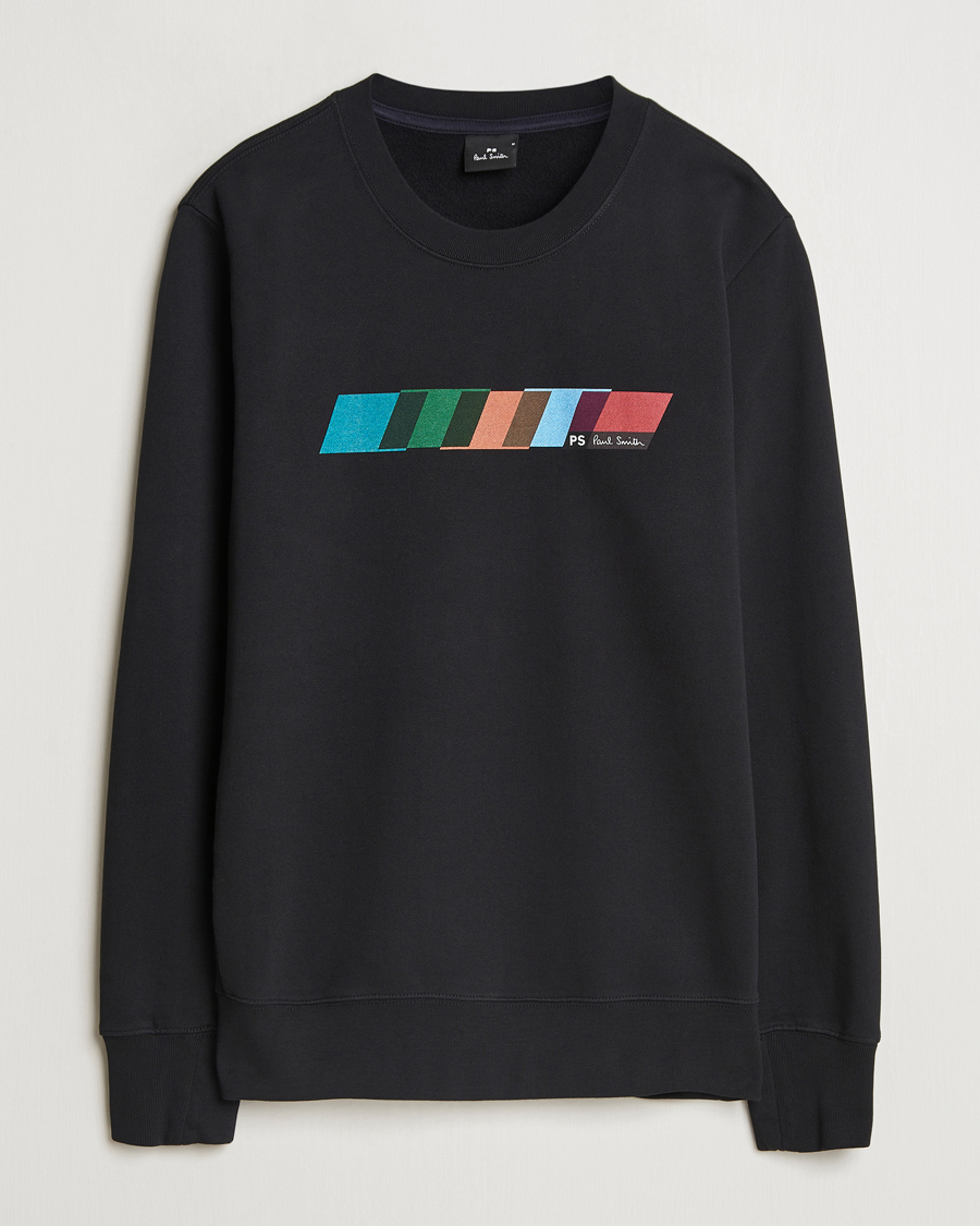 Herren | Pullover | PS Paul Smith | Parallelogram Crew Neck Sweatshirt Black