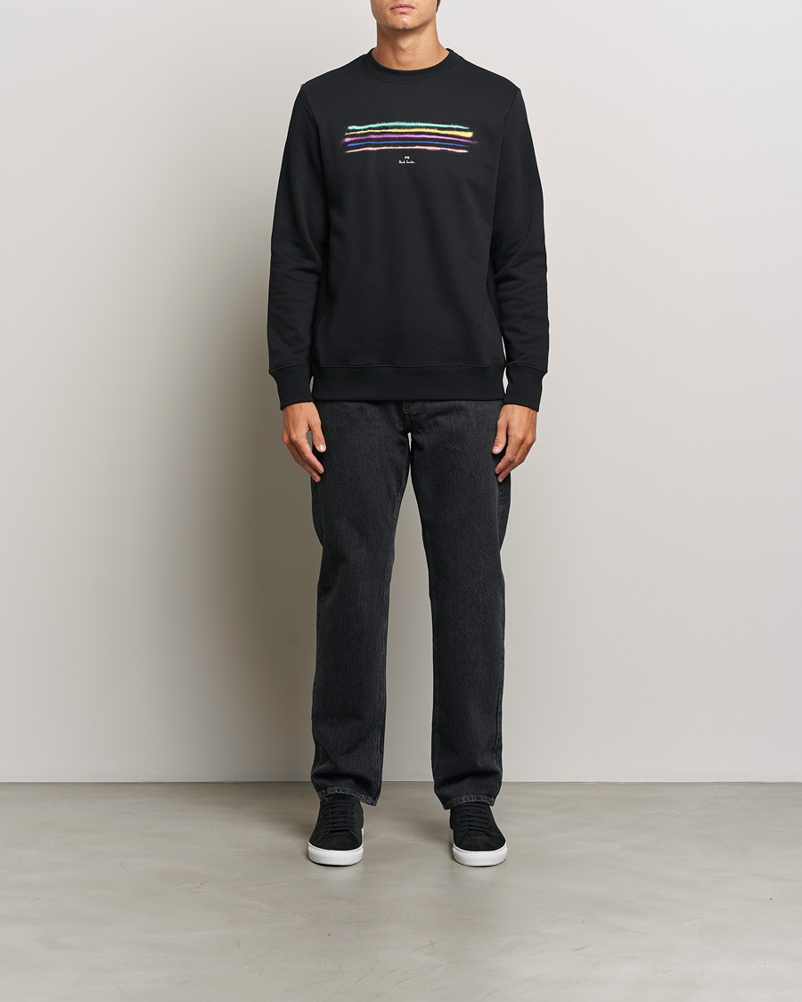 Herren | Pullover | PS Paul Smith | Zebra Crew Neck Sweatshirt Black