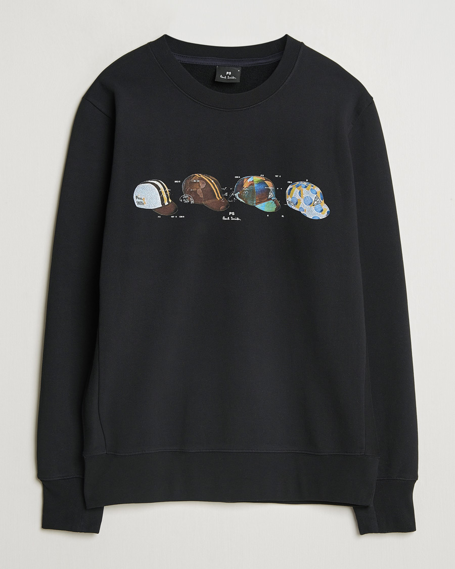 Herren | Pullover | PS Paul Smith | Cycling Caps Crew Neck Sweatshirt Black