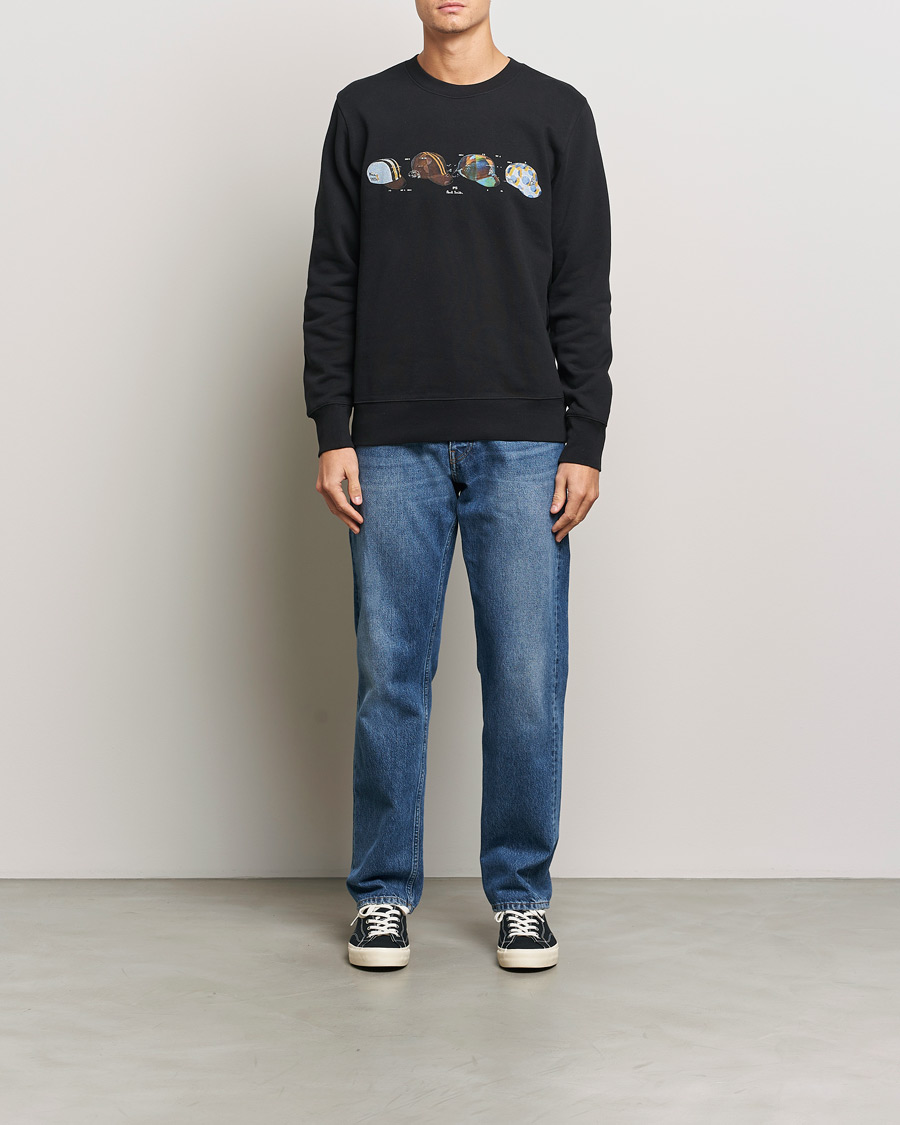 Herren | Pullover | PS Paul Smith | Cycling Caps Crew Neck Sweatshirt Black