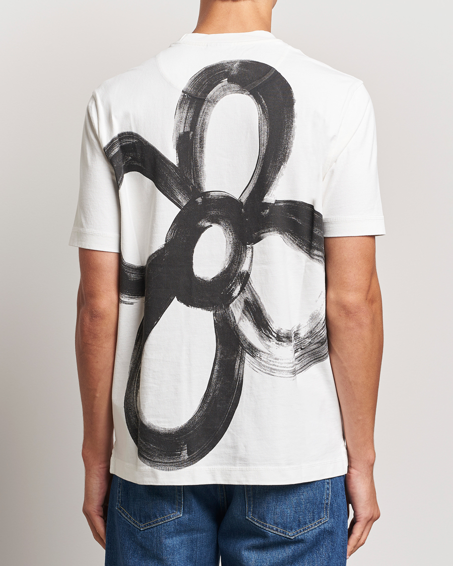 Herren | T-Shirts | PS Paul Smith | Happy Flower Crew Neck T-Shirt White