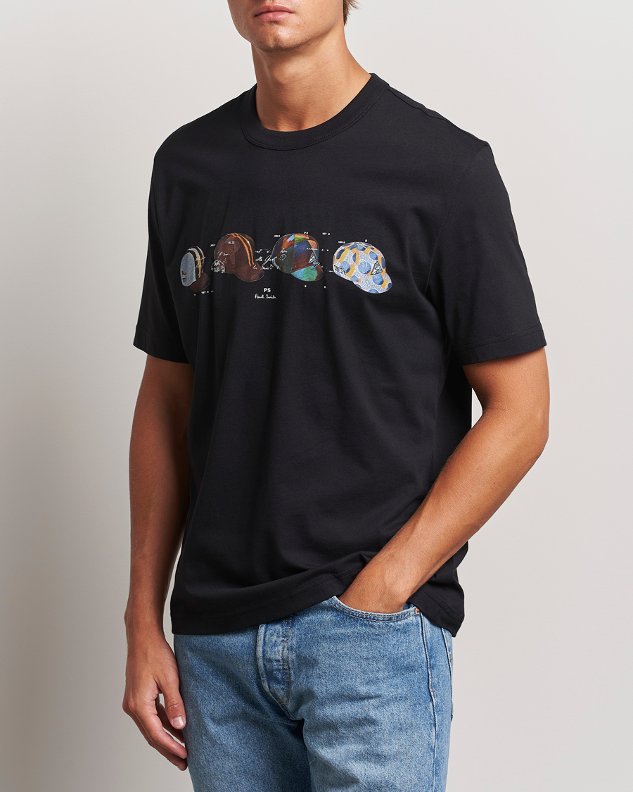 Herren | T-Shirts | PS Paul Smith | Cycling Caps Crew Neck T-Shirt Black