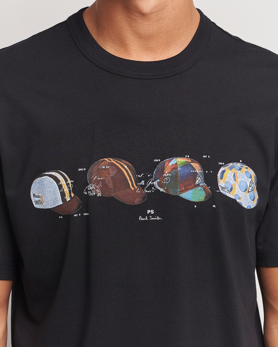 Herren | T-Shirts | PS Paul Smith | Cycling Caps Crew Neck T-Shirt Black