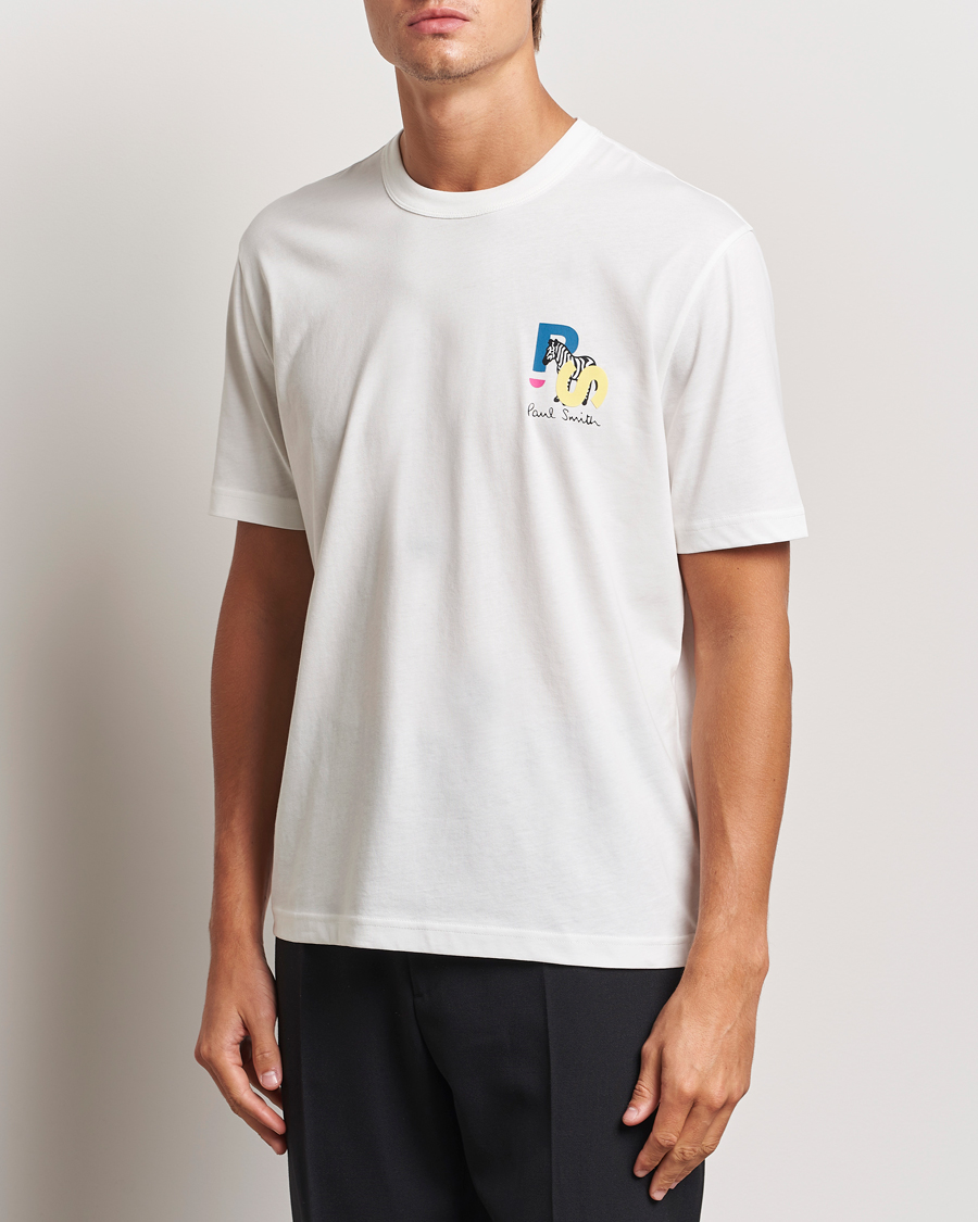 Herren | T-Shirts | PS Paul Smith | PS Zebra Crew Neck T-Shirt White