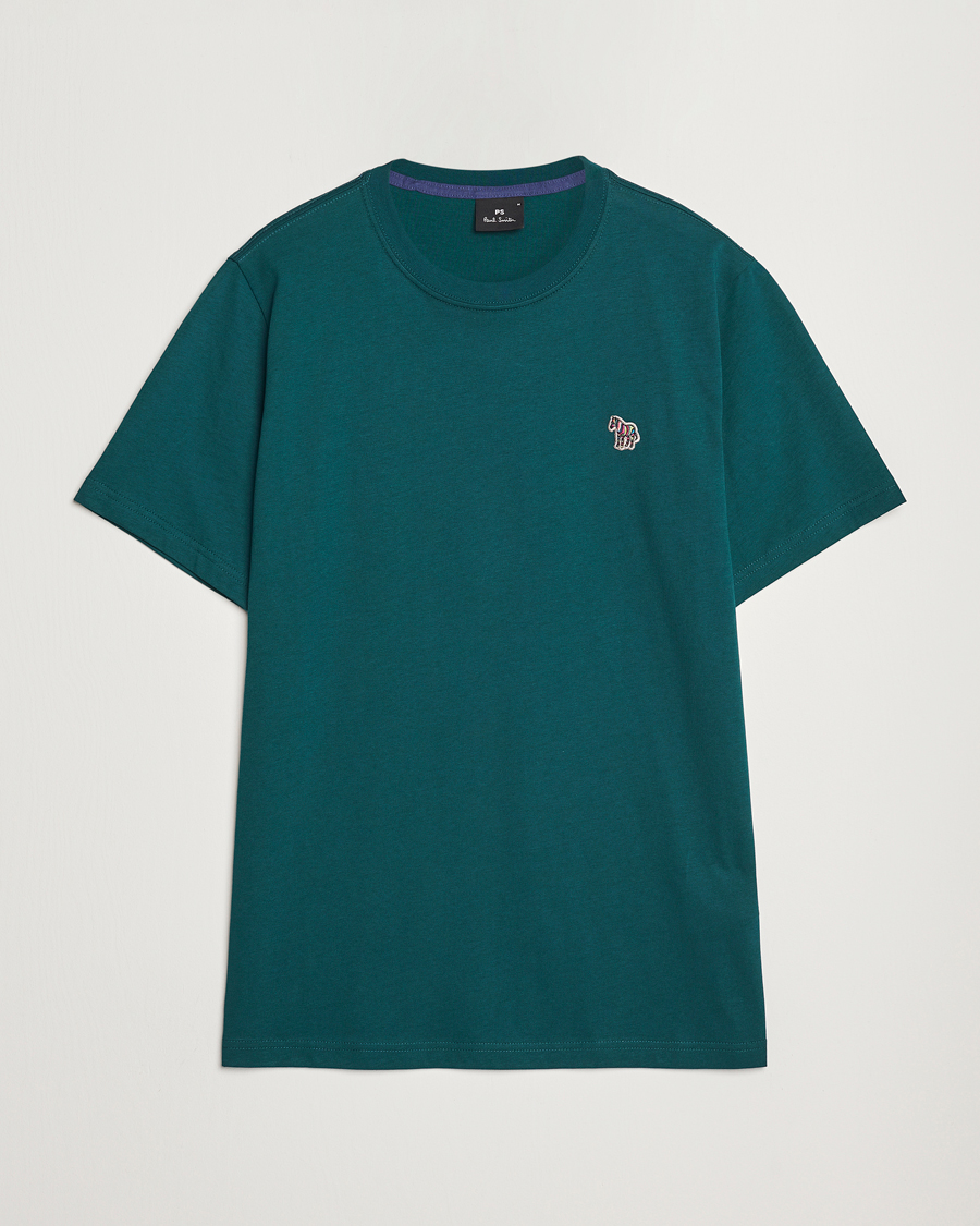 Herren | T-Shirts | PS Paul Smith | Organic Cotton Zebra T-Shirt Green
