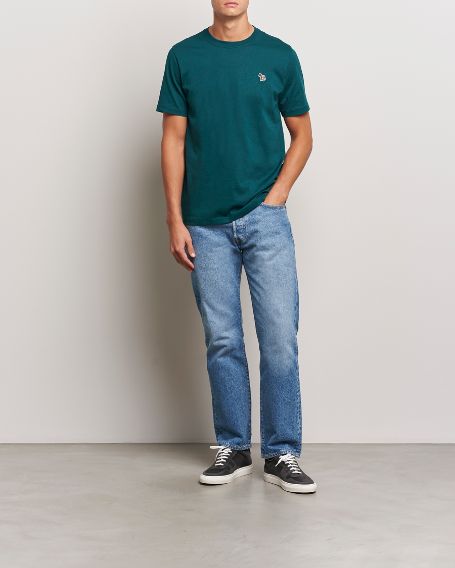 Herren | T-Shirts | PS Paul Smith | Organic Cotton Zebra T-Shirt Green