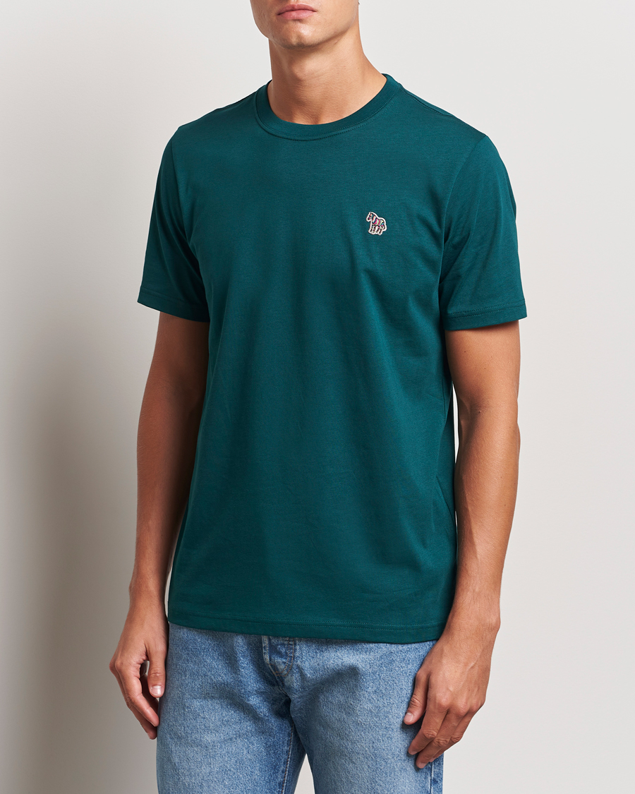 Herren | T-Shirts | PS Paul Smith | Organic Cotton Zebra T-Shirt Green