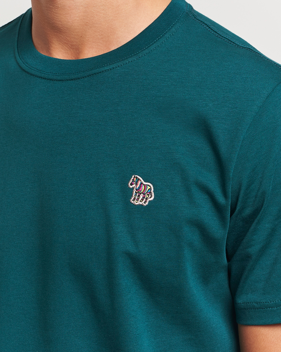 Herren | T-Shirts | PS Paul Smith | Organic Cotton Zebra T-Shirt Green
