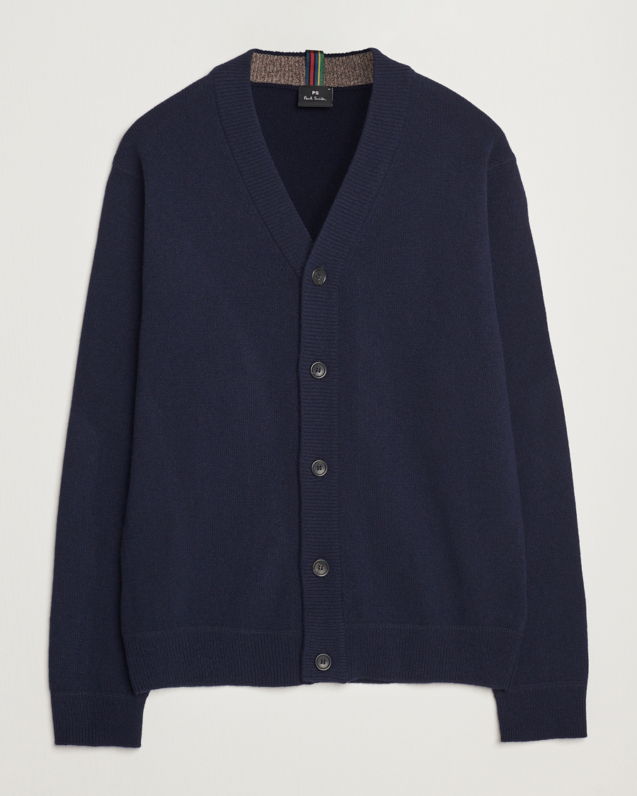 Herren | Pullover | PS Paul Smith | Merino Wool Cardigan Navy