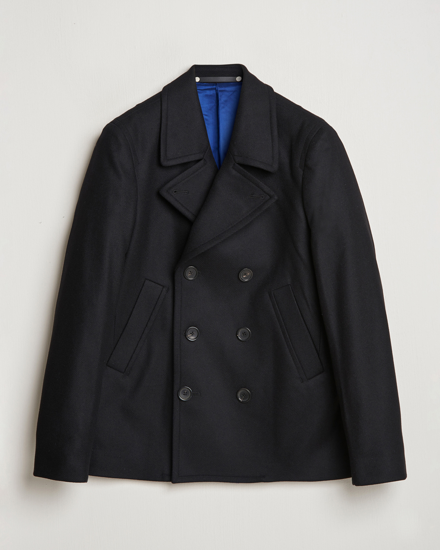 Herren | Jacken | PS Paul Smith | Wool Peacoat Black