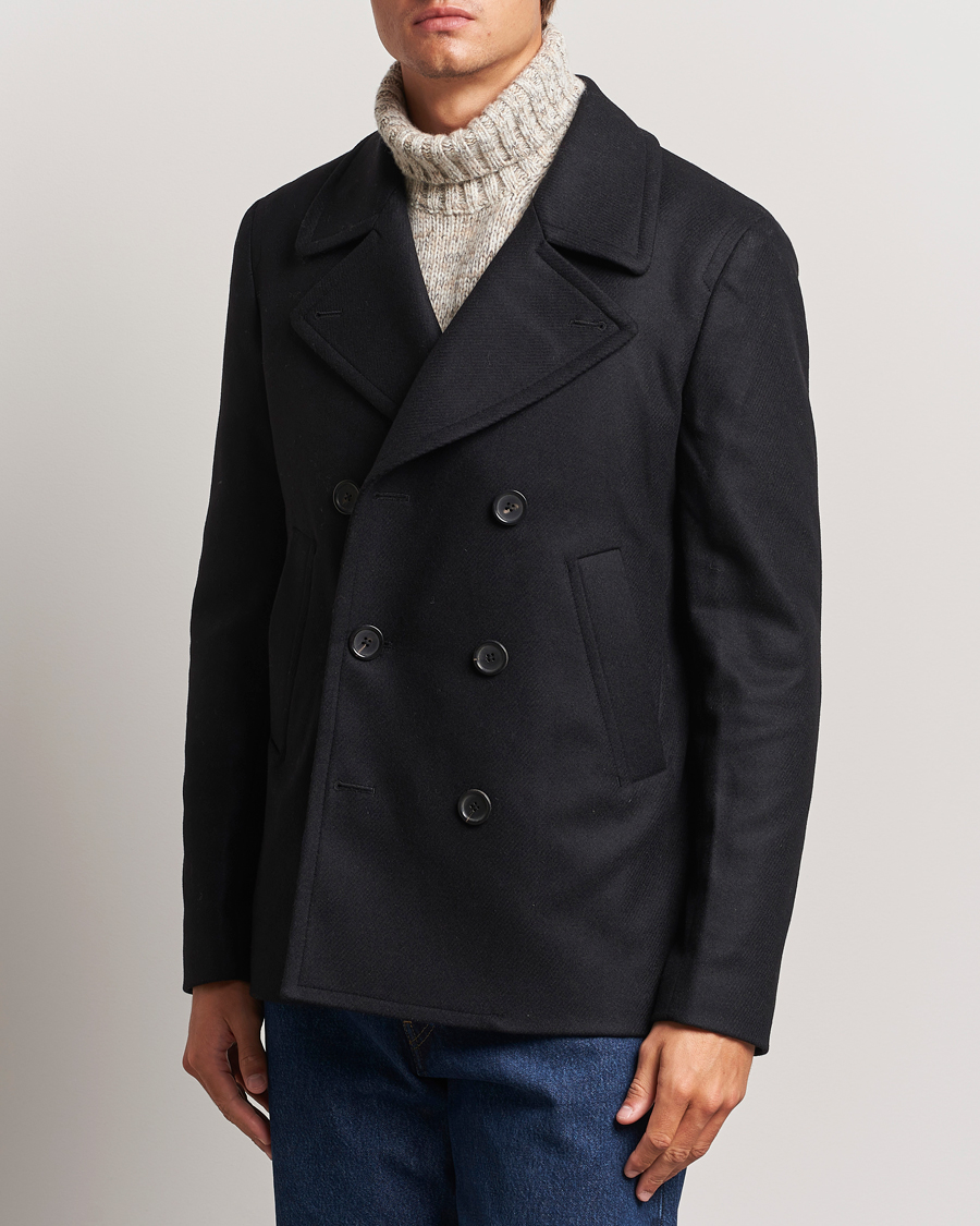 Herren | Jacken | PS Paul Smith | Wool Peacoat Black