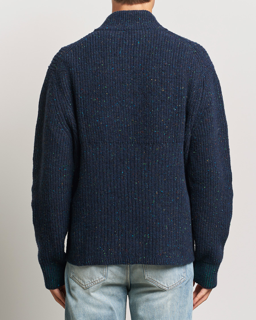 Herren | Pullover | PS Paul Smith | Wool Half Zip Navy
