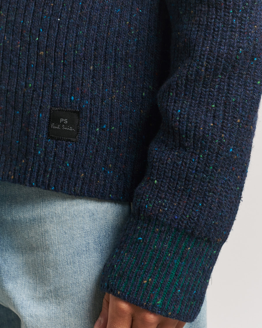 Herren | Pullover | PS Paul Smith | Wool Half Zip Navy