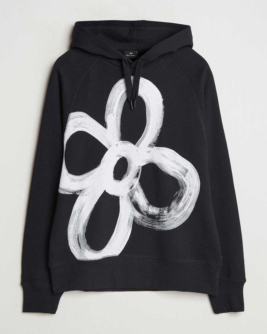 Herren | Pullover | PS Paul Smith | Happy Flower Hoodie Black
