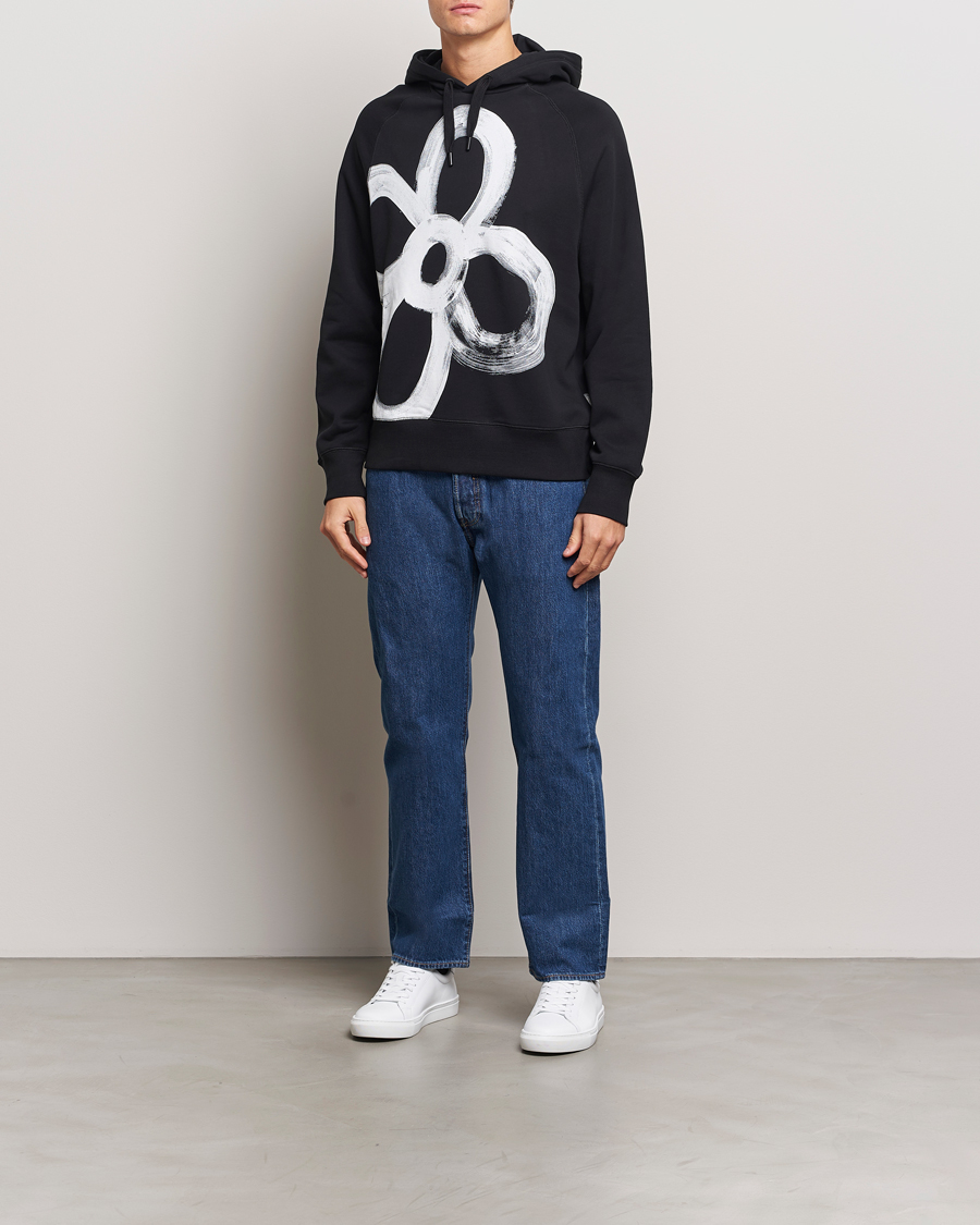 Herren | Pullover | PS Paul Smith | Happy Flower Hoodie Black