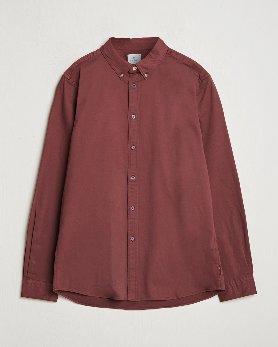 Herren | Hemden | PS Paul Smith | Regular Fit Cotton Shirt Dark Red