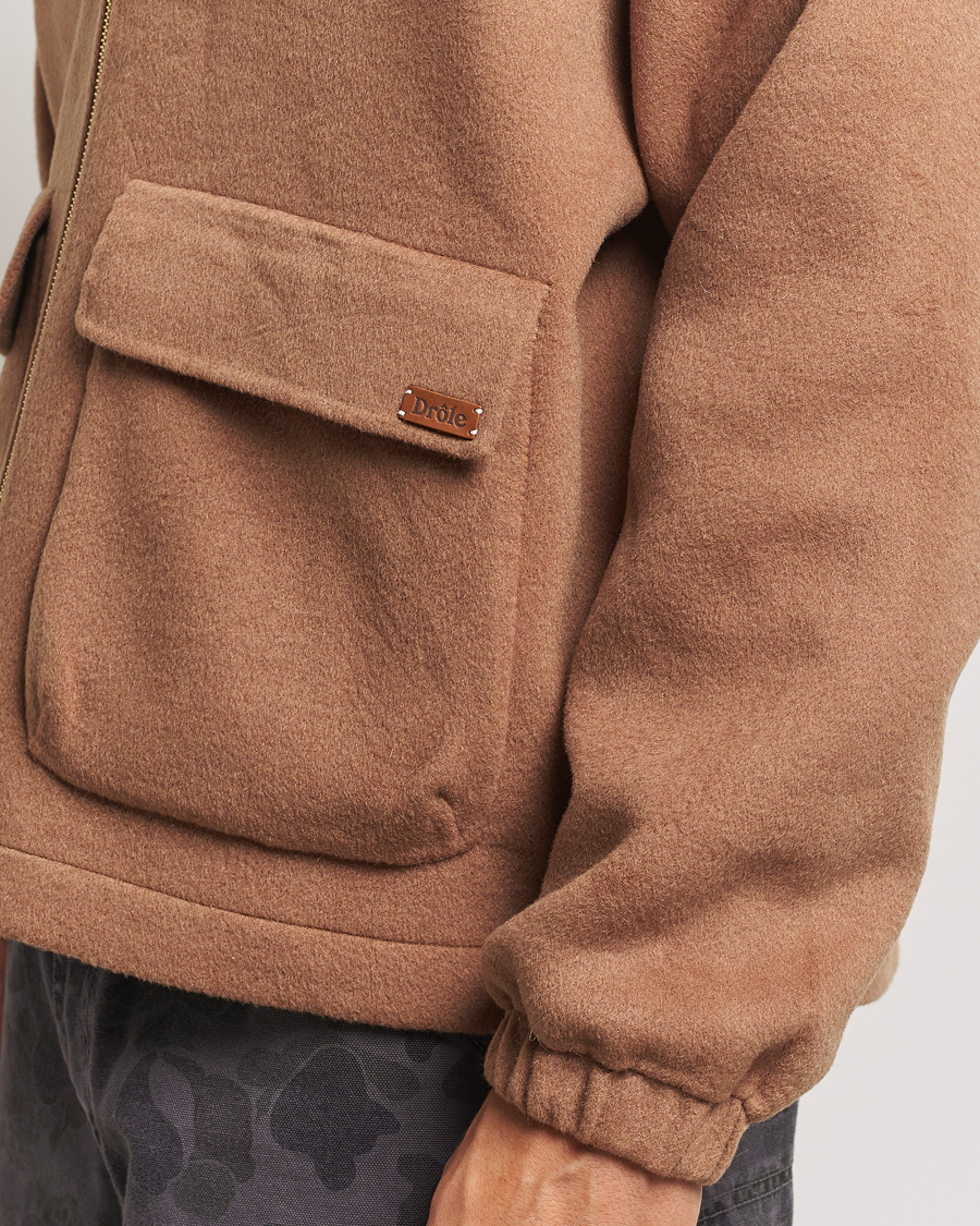 Herren | Jacken | Drôle de Monsieur | La Veste Capuche Wool Camel