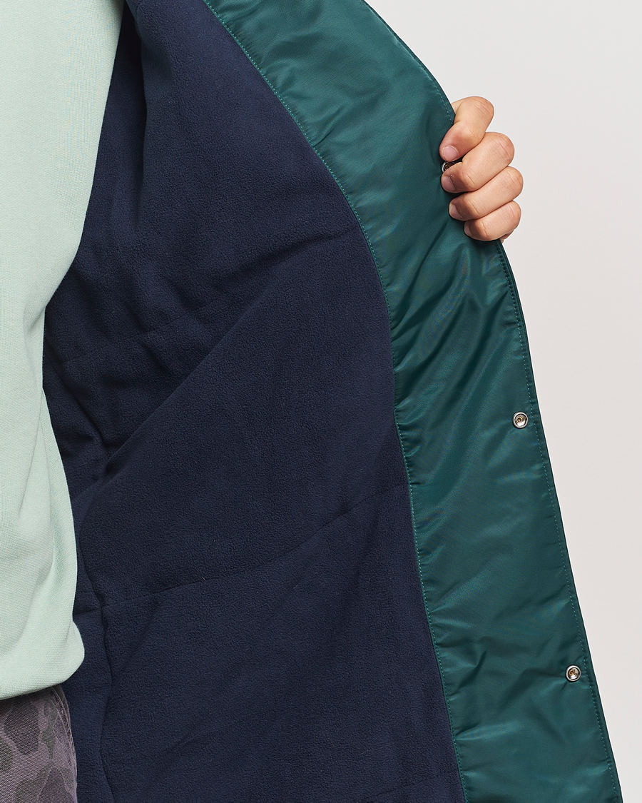 Herren | Jacken | Drôle de Monsieur | La Parka Slogan Coat Dark Green