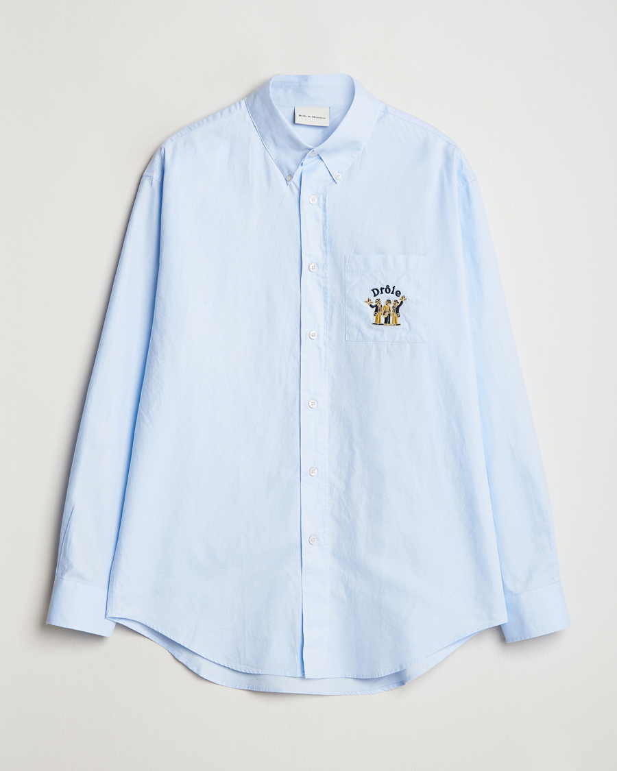 Herren | Hemden | Drôle de Monsieur | Oxford Shirt Light Blue