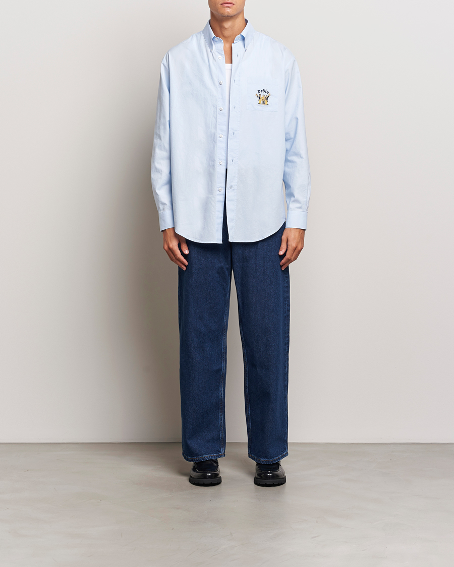 Herren | Hemden | Drôle de Monsieur | Oxford Shirt Light Blue