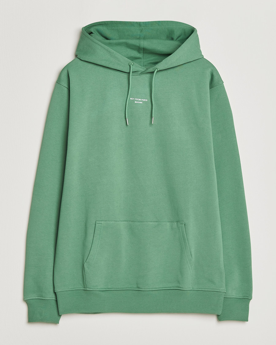 Herren | Pullover | Drôle de Monsieur | Classic Slogan Hoodie Water Green