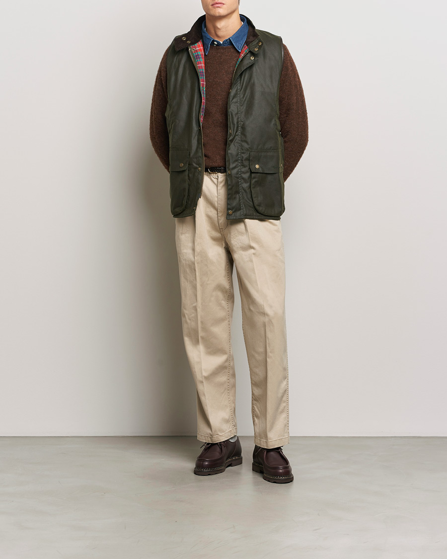 Herren | Jacken | Baracuta | x Barbour Wax Gilet Olive