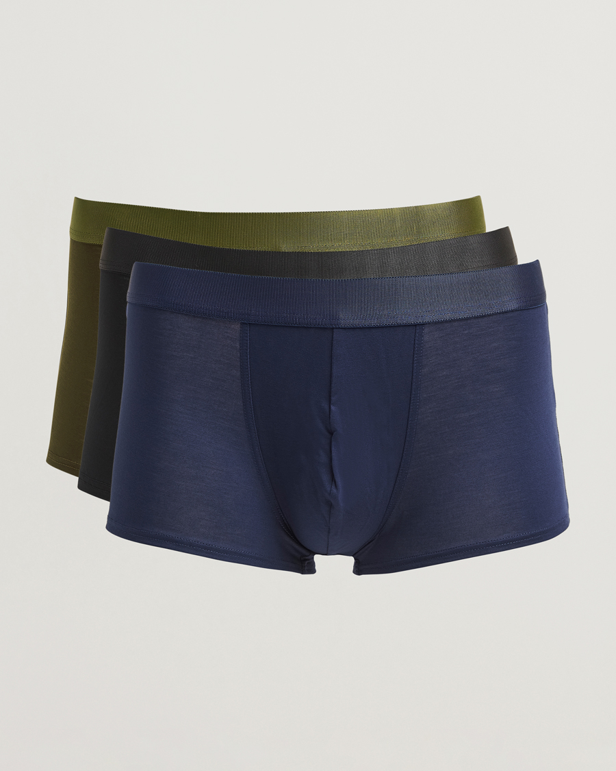 Herren | Unterwäsche | CDLP | 3-Pack Boxer Trunk Black/Navy/Olive