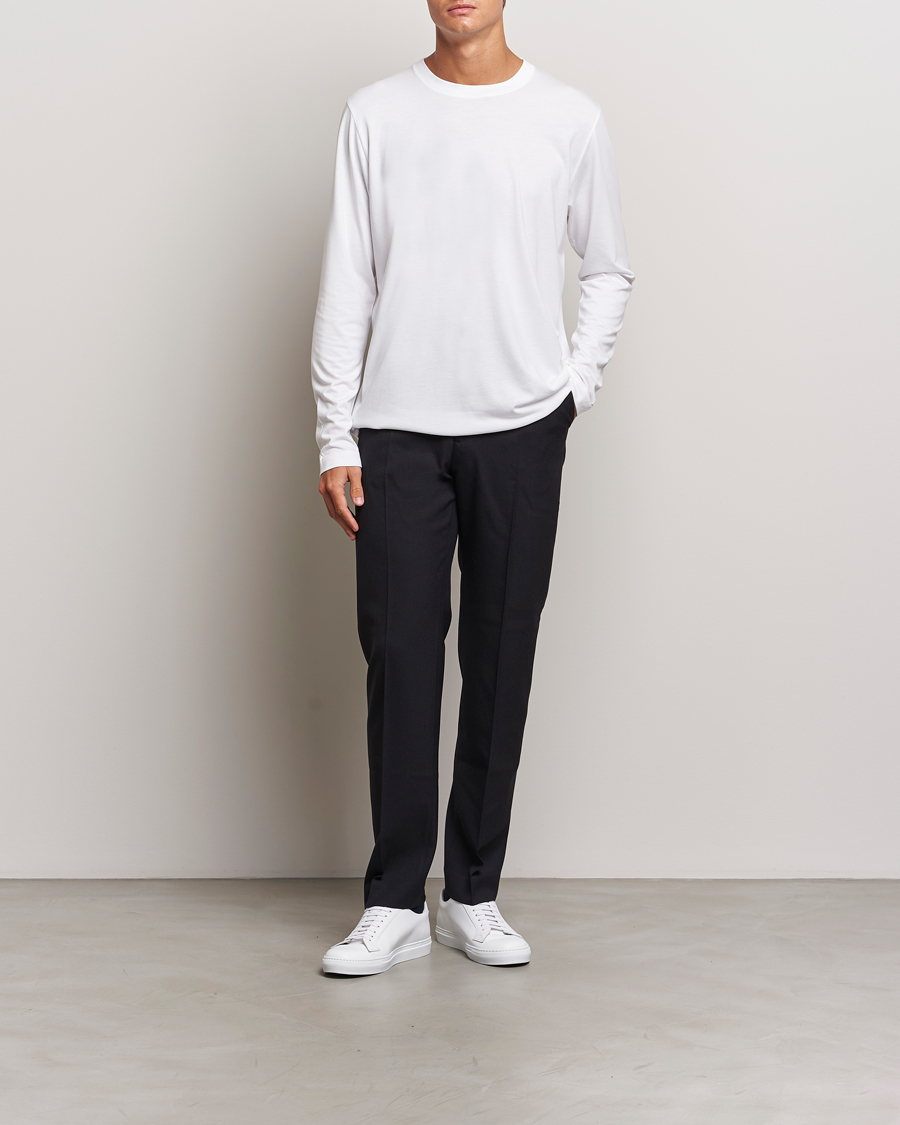 Herren | T-Shirts | CDLP | Midweight Long Sleeve T-Shirt White