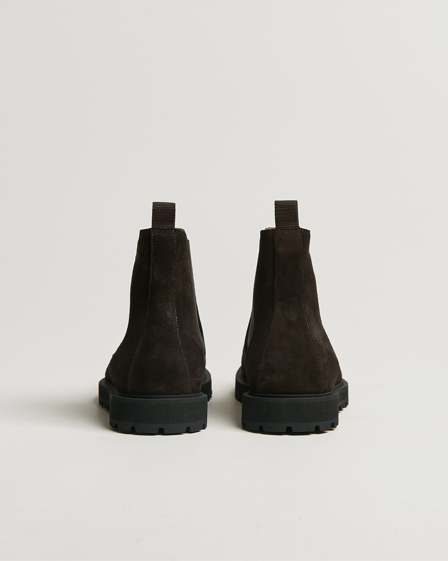 Herren | CQP Crest Suede Chelsea Boot Dark Brown | CQP | Crest Suede Chelsea Boot Dark Brown