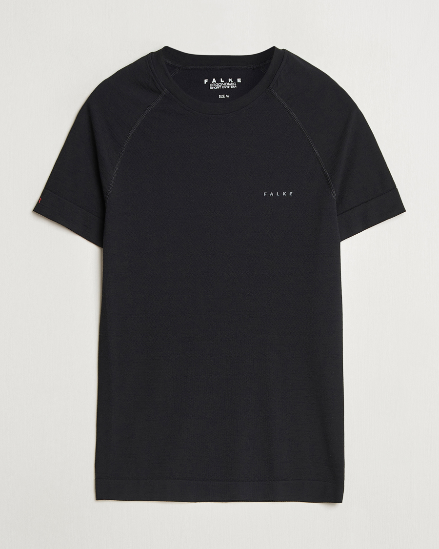 Herren | T-Shirts | Falke Sport | Wool Tech Light T-Shirt Black