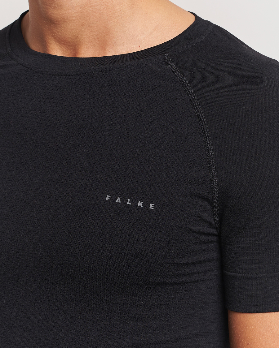 Herren | T-Shirts | Falke Sport | Wool Tech Light T-Shirt Black